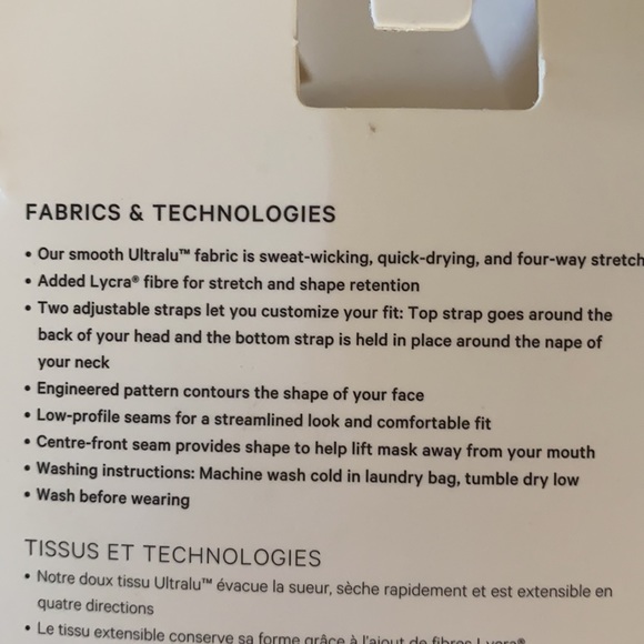 Lululemon double strap mask - Picture 4 of 5